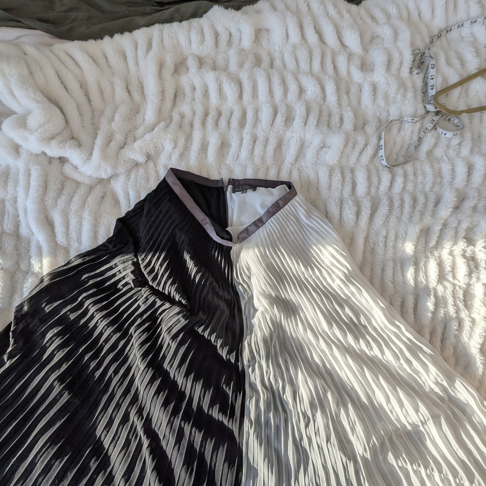 Patterson J. Kincaid Black and White Maxi Skirt